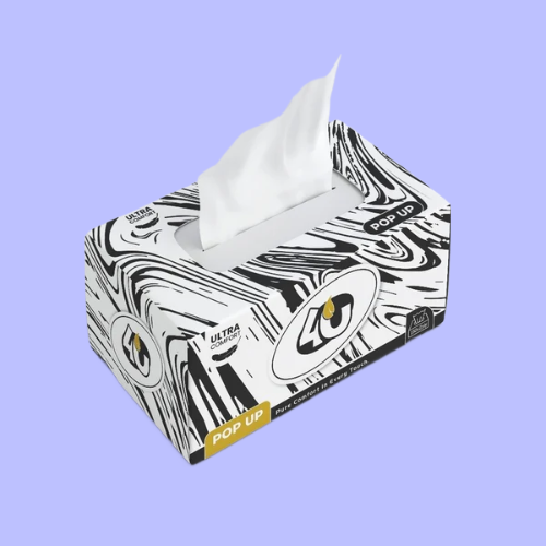 4U Pop Up Ultrasoft Facial Tissues 2ply 150 Pulls