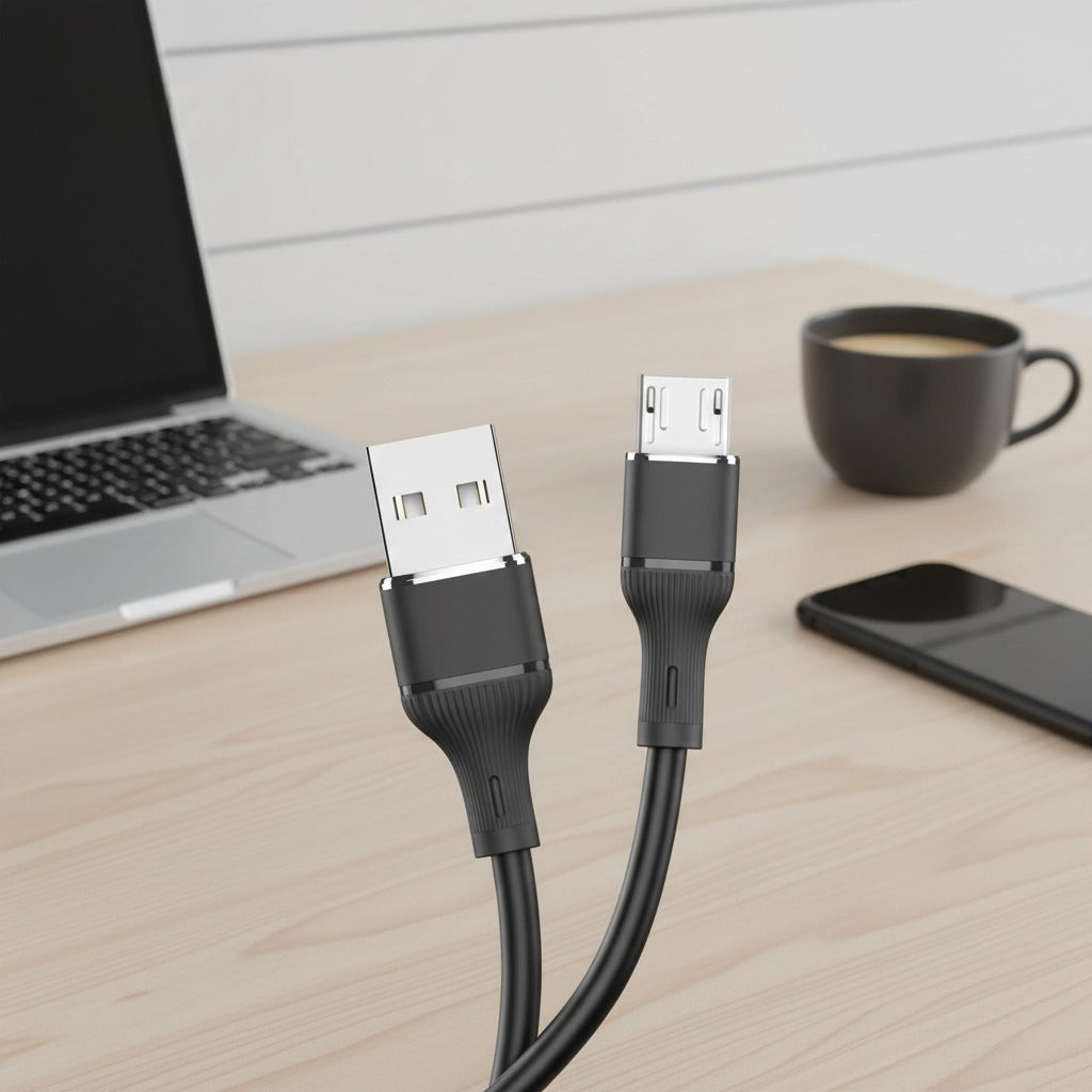 Logilink USB To Micro Silicone Fast Charging Data Cable 1m (1 Year Warranty)