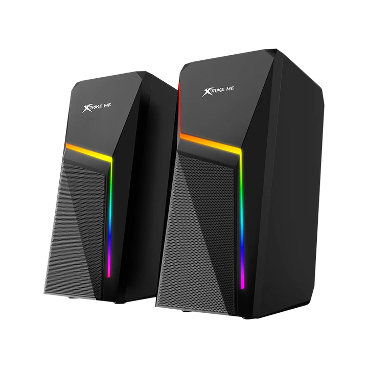 XTrike Me SK-503 2.0 RGB Gaming Speakers - BT5.0, AUX, 3W x2