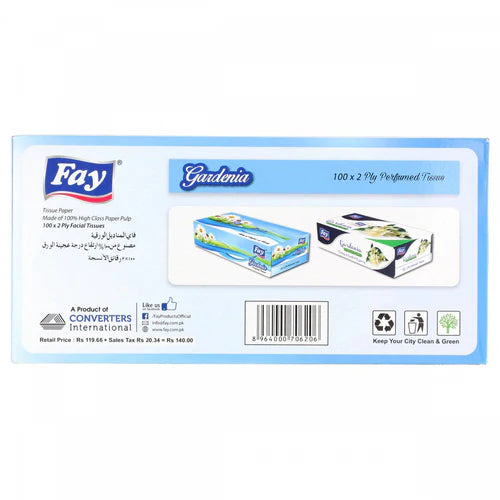 FAY GARDENIA (PERFUMED) 100x2PLy