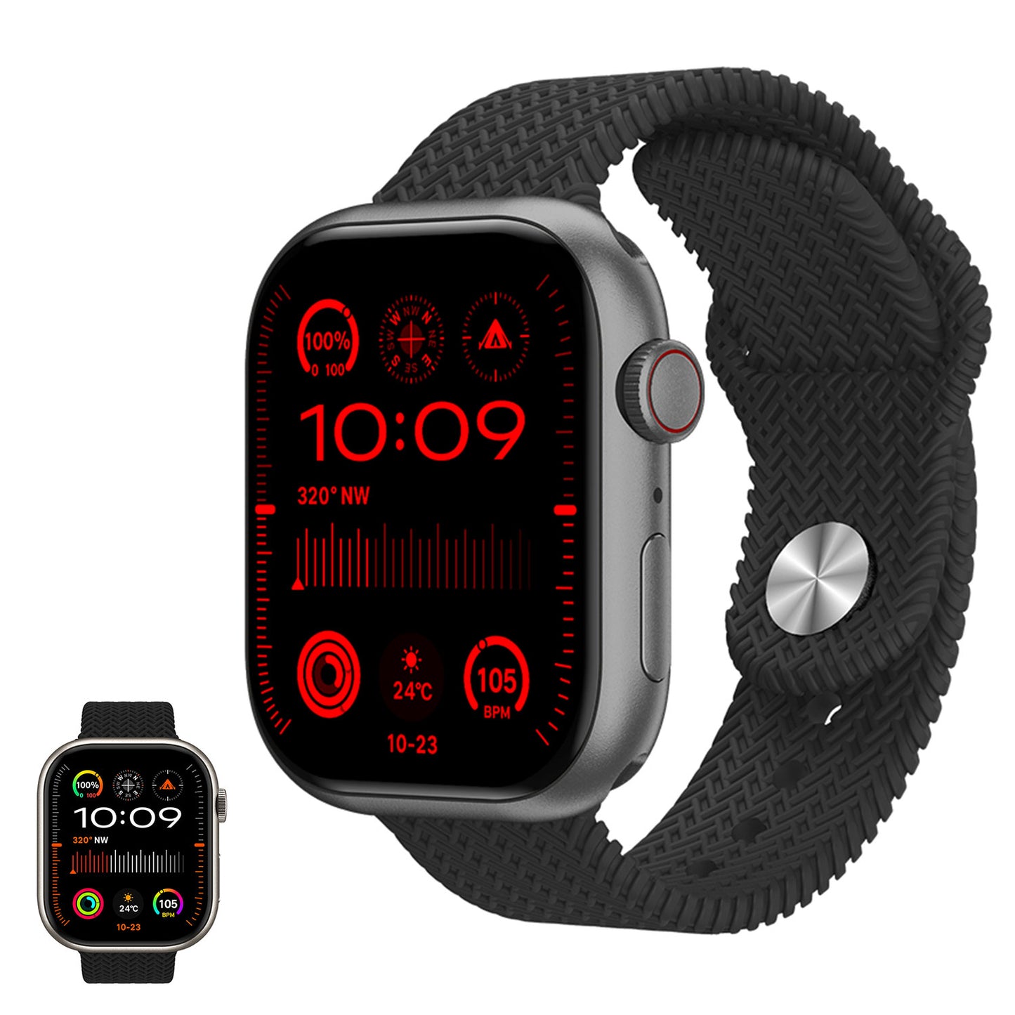 Hk9 Pro+ Series 9 Amoled Screen Ai Watch Face Smart Watch With Wearfit Pro App
