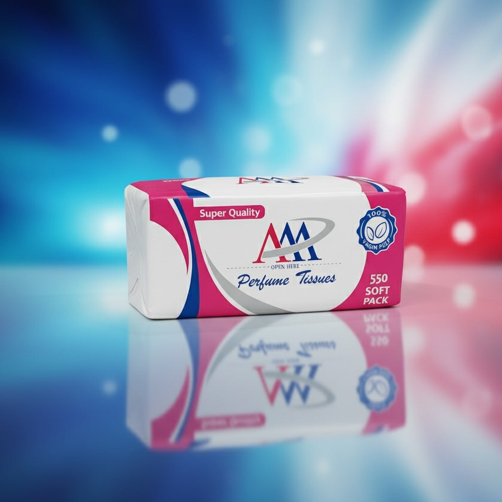 AAA Pop up Soft Pack Tissue Perfumed (2ply 550 Sheets)