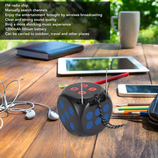 Kisonli G15 Portable Mini Bluetooth Speaker for Mobile Music Bluetooth Dice Mini Speaker
