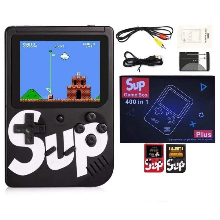 Sup Double Game Box 400 in 1 Retro Gaming Console Classic USB Charging Birthday Gift for Kids