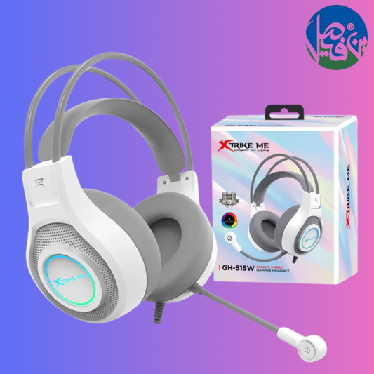 XTRIKE ME GH-515W WIRED RGB GAMING HEADSET WITH STATIC LIGHTING EFFECTS