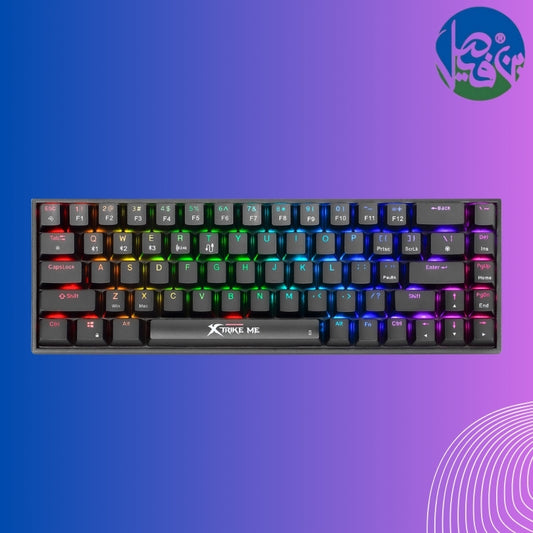 XTRIKE ME GK-994W WIRELESS 2.4G RGB BT GAMING KEYBOARD BLACK