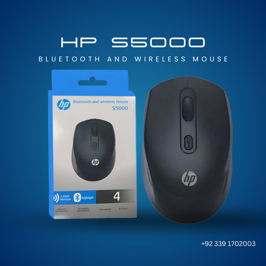 HP S5000 BLUETOOTH AND WIRELESS 2.4GHZ MOUSE