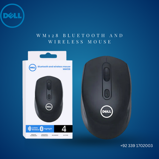 DELL WM128 BLUETOOTH AND WIRELESS 2.4GHZ MOUSE