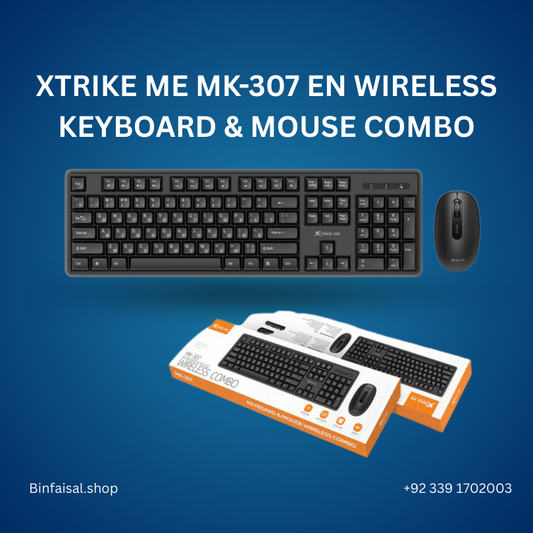 XTRIKE ME MK-307 EN WIRELESS KEYBOARD & MOUSE COMBO