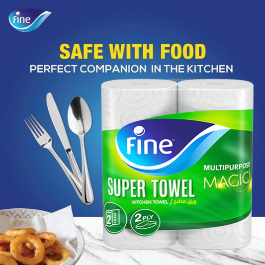Fine Kitchen Towel 2 Rolls 2ply