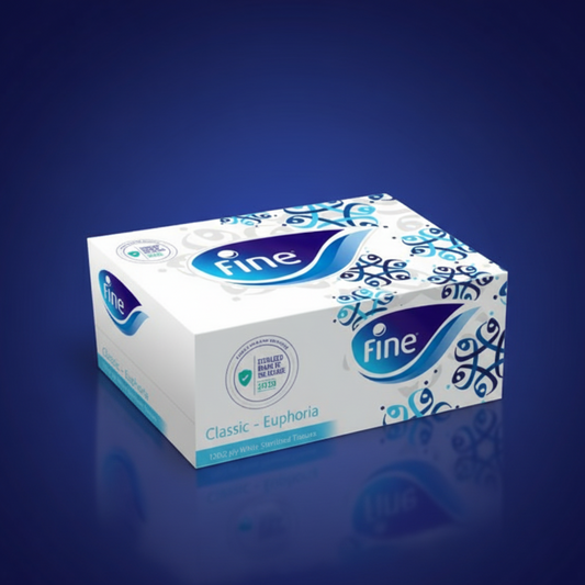 Fine Mini Sterilized Facial Tissue (120x2Ply) 240 Sheets