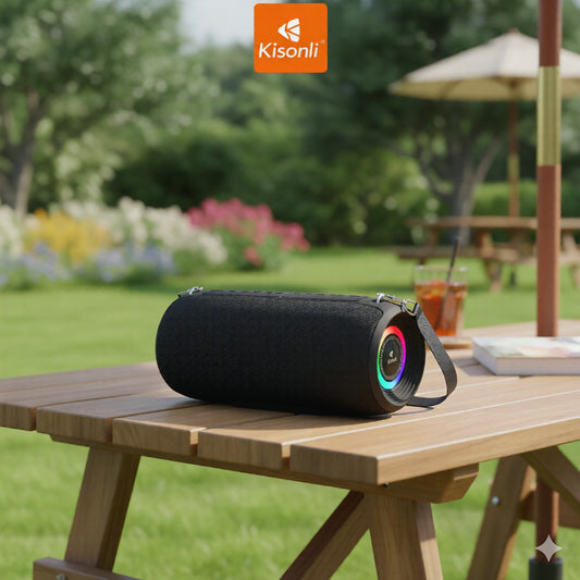 Kisonli Q28 10w Bluetooth Super Bass RGB Speaker