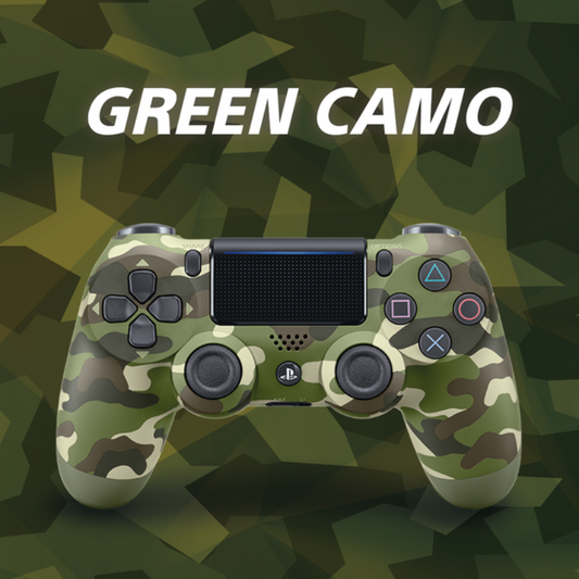 PS4 CAMO GREEN DUALSHOCK4 WIRELESS GAME CONTROLLER