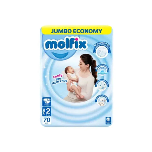 New Molfix Diapers Size Small Jumbo Pack 70Pcs