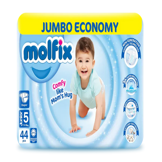 New Molfix Diapers Size X-Large Jumbo Pack 44Pcs