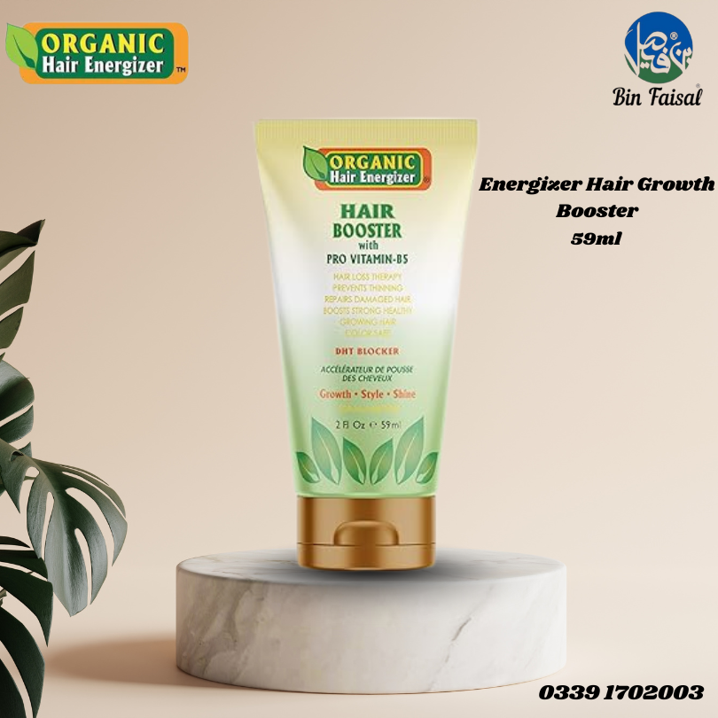 Organic Hair Energizer Hair Growth Booster with pro Vitamin B5 59ml