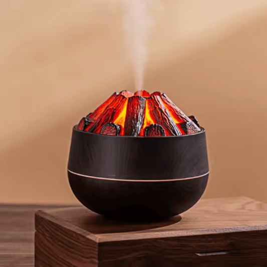 Charcoal Humidifier 200ml Water Capacity Dark Brown USB Powered