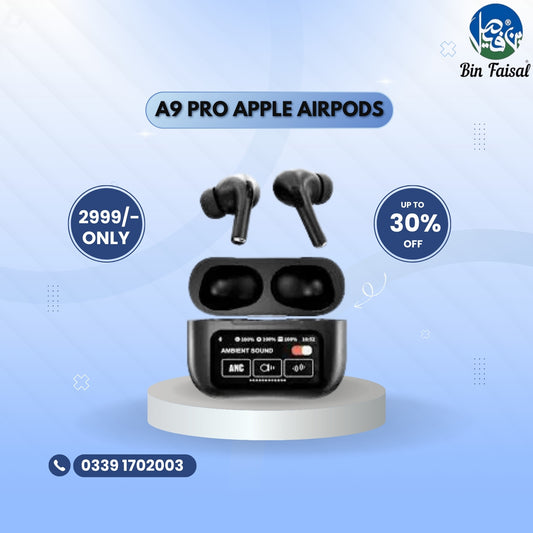 A9 Pro Apple Airpods Touch Control Bt 5.4 Earbuds Black