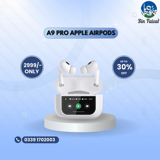 A9 Pro Apple Airpods Touch Control Bt 5.4 Earbuds White