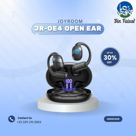 JOYROOM JR-OE4 Open-Ear True Open Free Wireless Headphones-Black
