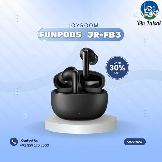 JOYROOM Funpods Series JR-FB3 True Wireless Earbuds-Black