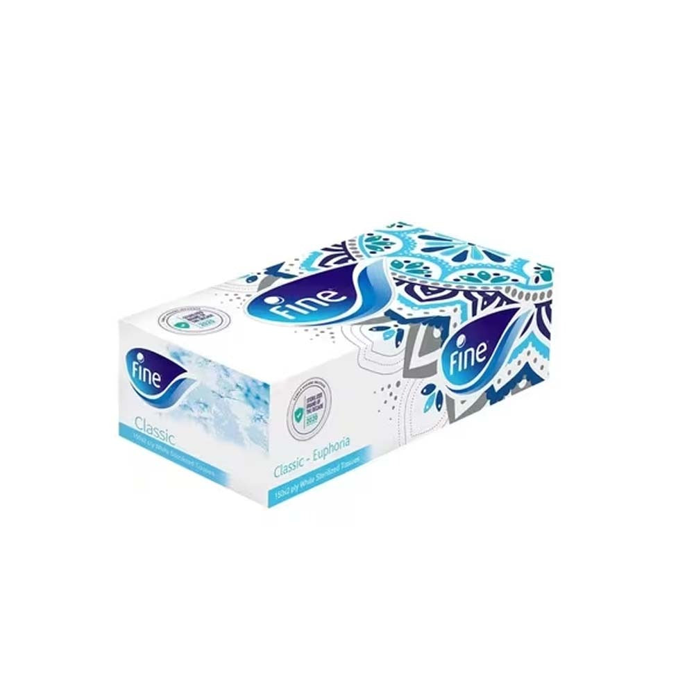 Fine Sterilized facial Tissue 150x2 Ply