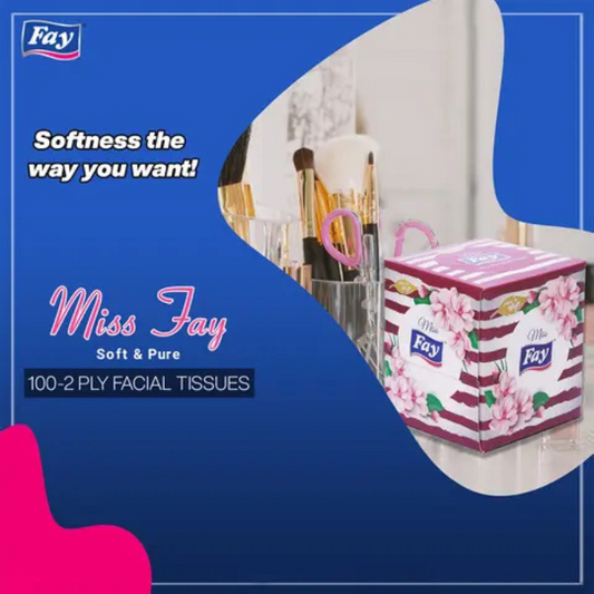 Fay Miss Fay Facial Tissues (2ply x 100 Sheets)