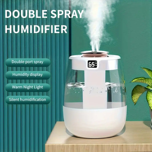 Portable Desktop Humidifier Ultra Quiet Large Capacity Mist Humidifier with USB Powered