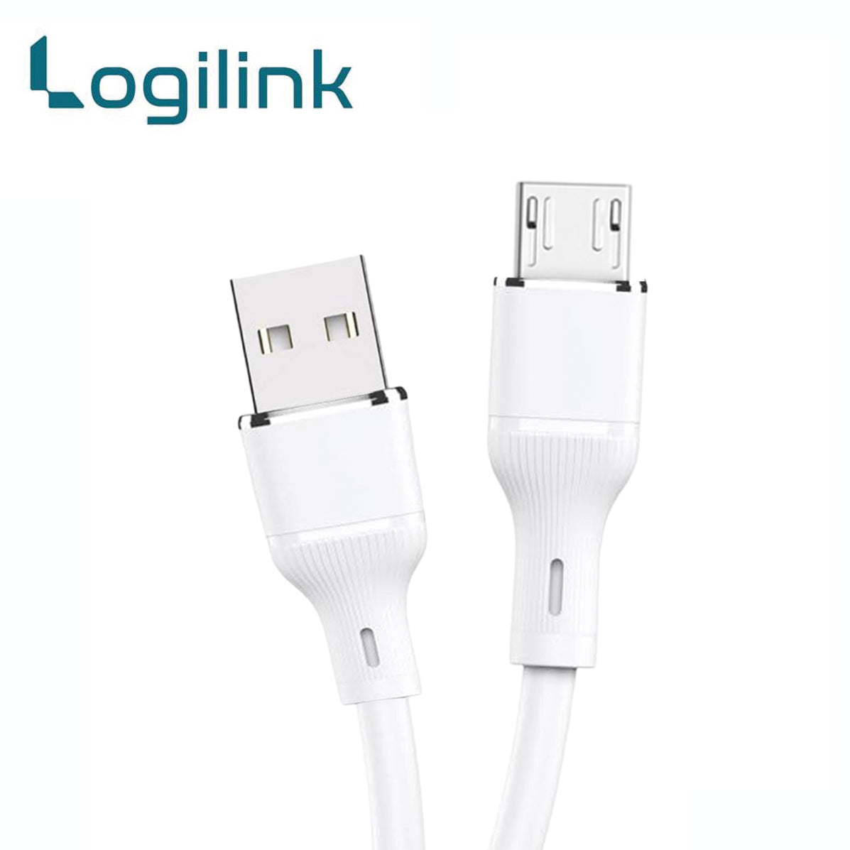 Logilink USB To Micro Silicone Fast Charging Data Cable 1m (1 Year Warranty)